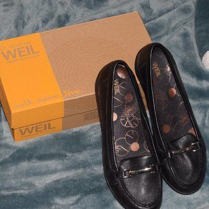 Dr. Andrew Weil Orthaheel Womens Mules, Black, US Size 11